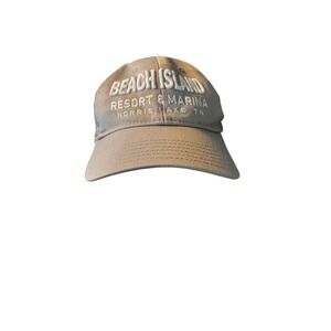 OTTO Beach Island Resort & Marina Norris Lake TN Gray Trucker Hat Snapback